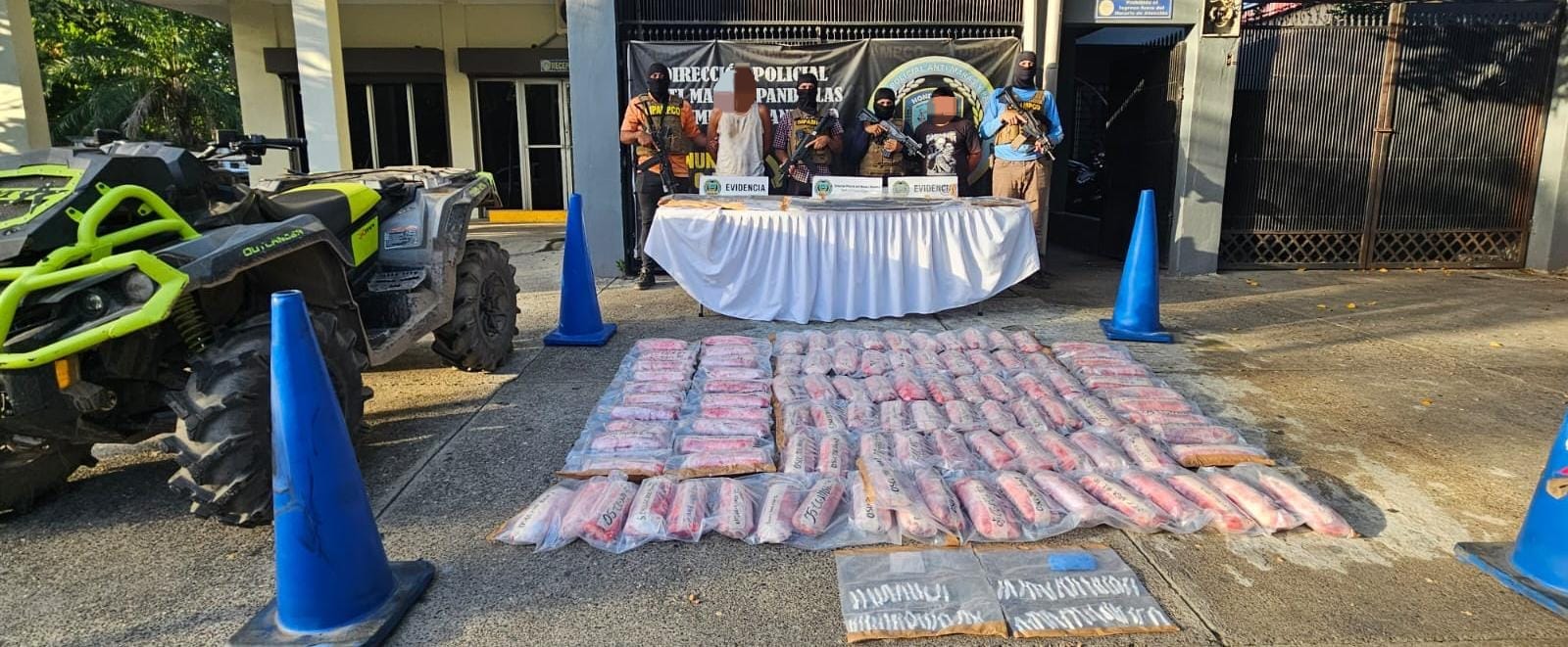 Policía Nacional desmantela centro de distribución de drogas de la Mara MS-13 en Cortés